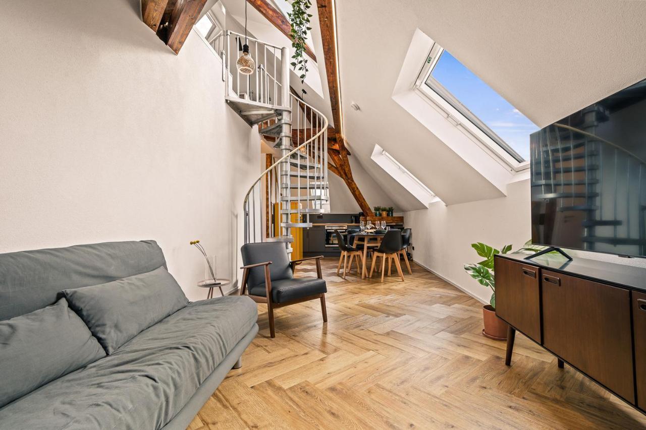 Maisonette-Wohnung Mit Freigelegtem Fachwerk Meckenbeuren Zewnętrze zdjęcie